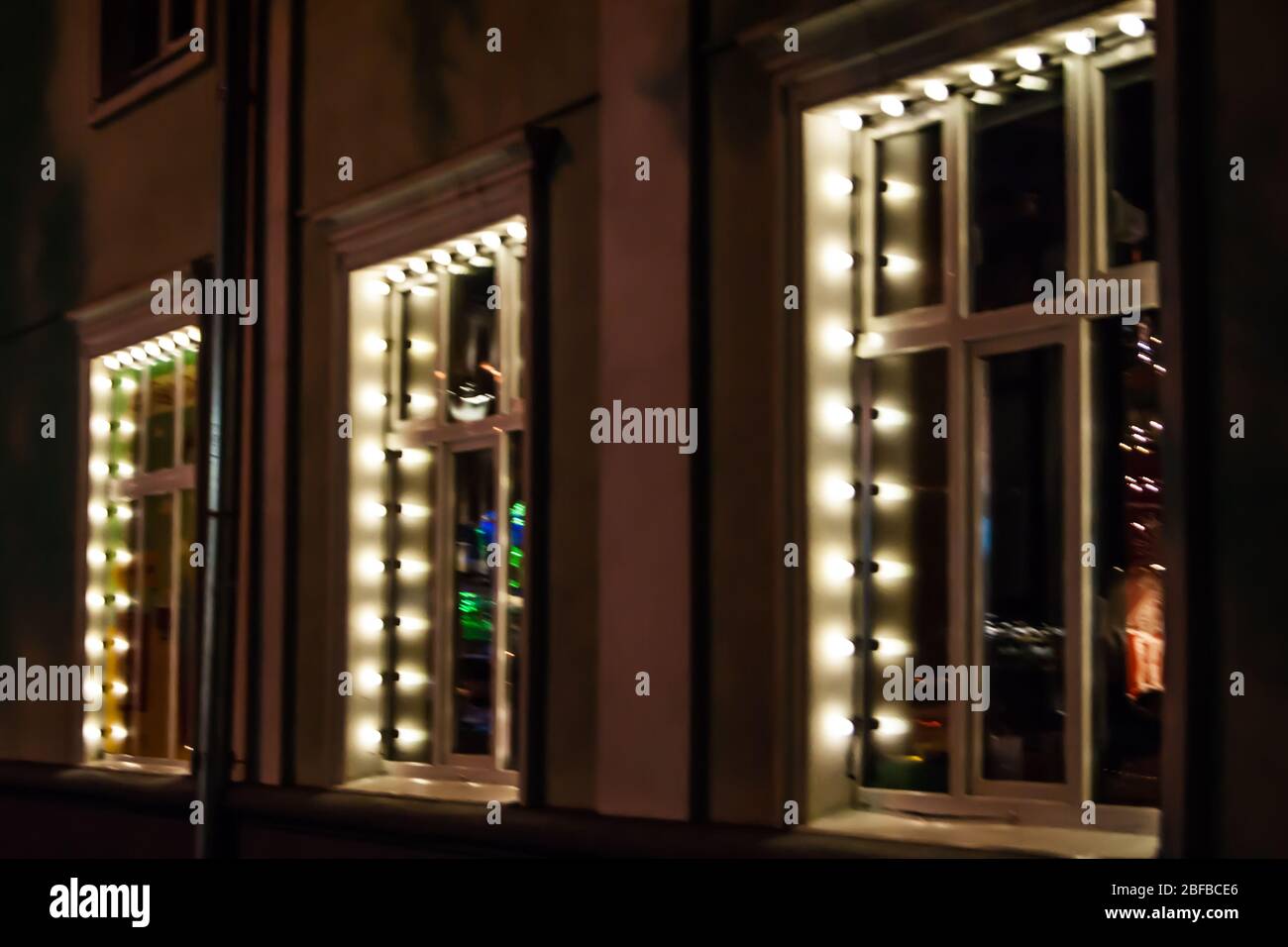 Element of architecture, part of the design - the windows of the ...