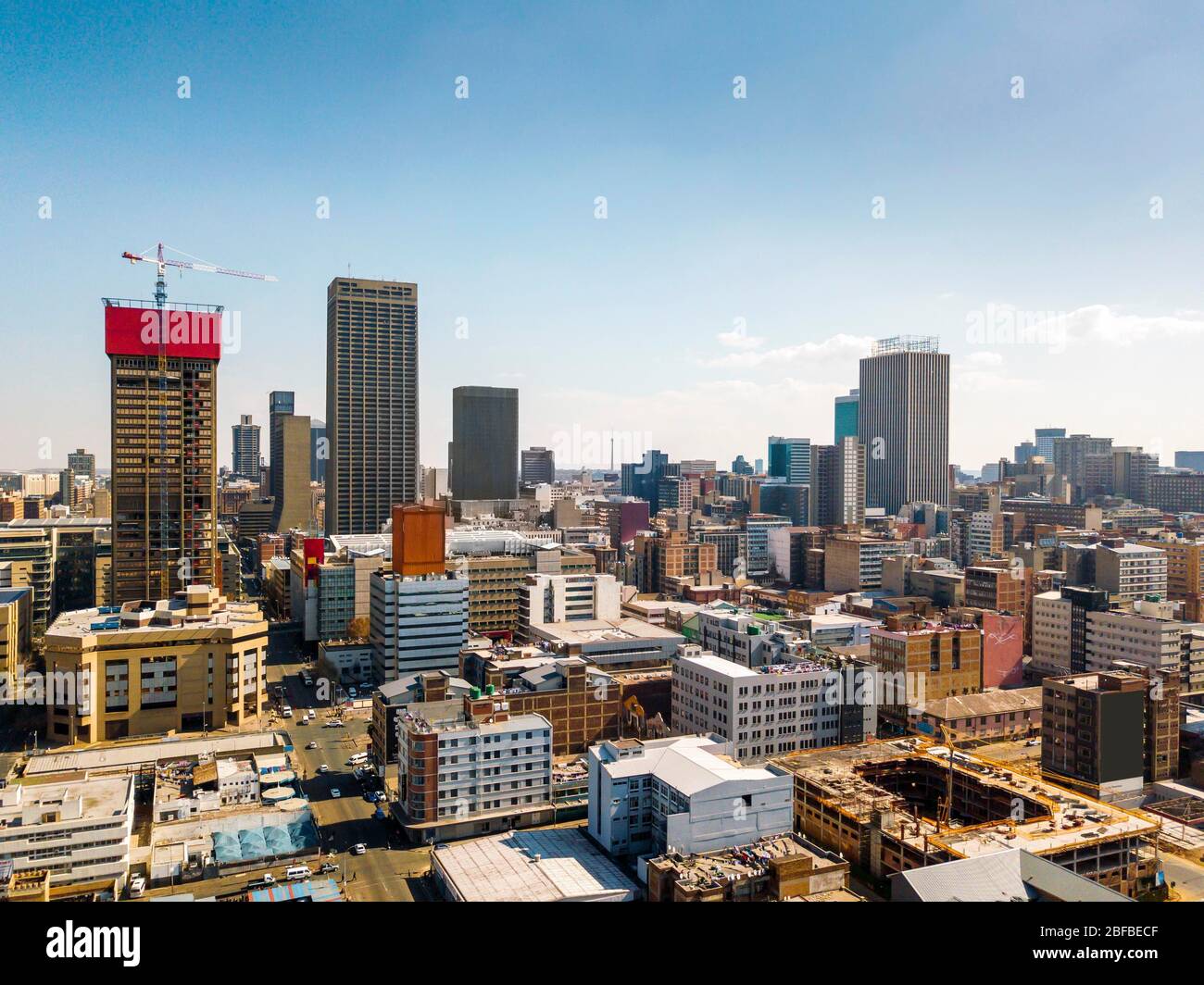 Downtown of Johannesburg, South Africa Stock Photo