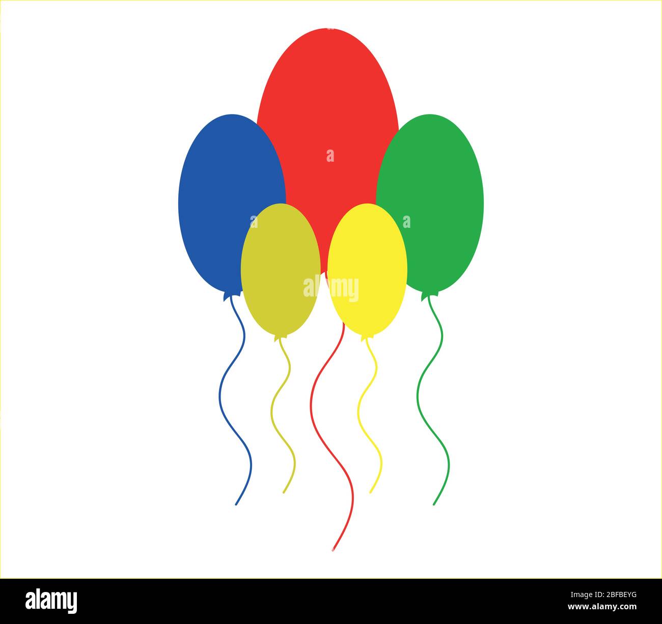 balloon icon illustrated in vector on white background Stock Vector ...