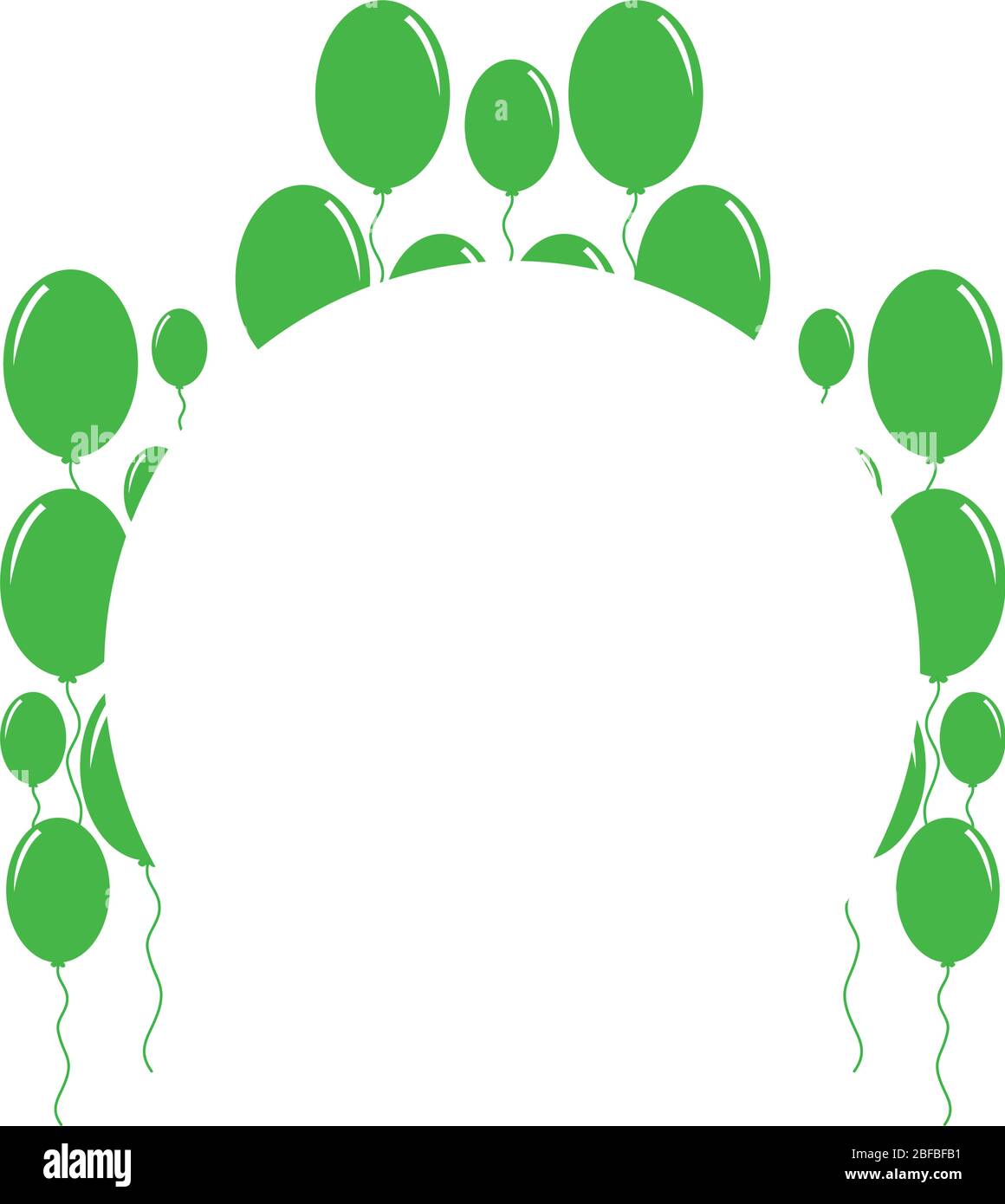 balloon icon illustrated in vector on white background Stock Vector ...
