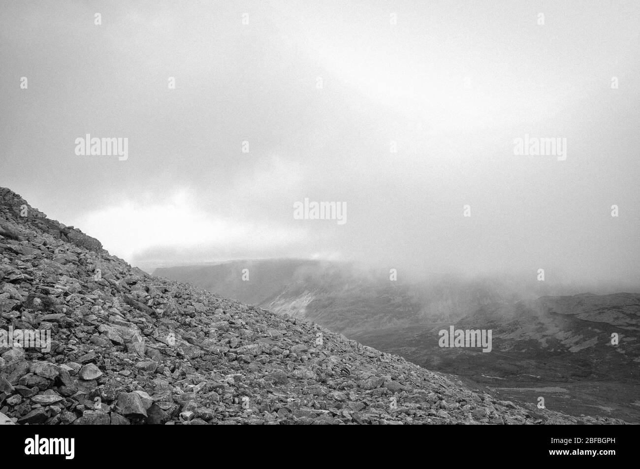 Scafell Pike, England Stock Photo