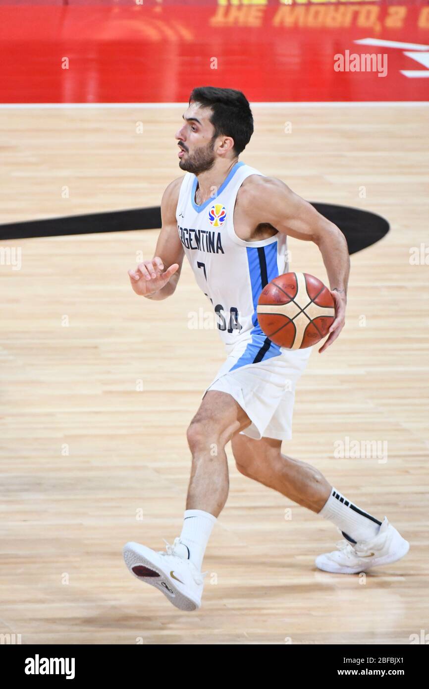 Facundo Campazzo (Argentina). FIBA Basketball World Cup China 2019, Semifinals Stock Photo