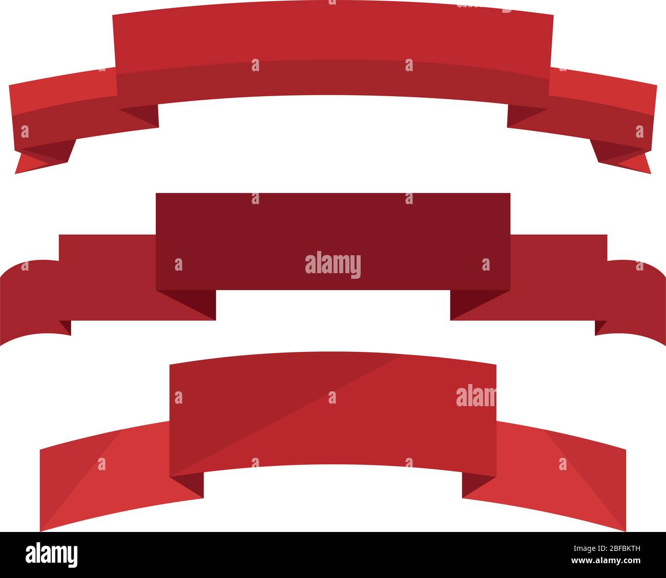 ribbons icon illustrated in vector on white background Stock Vector ...