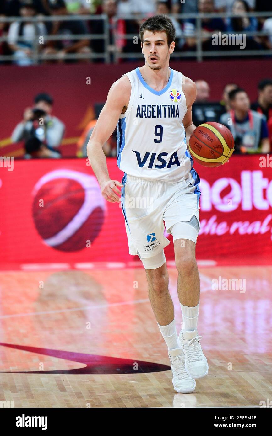 Nicolás Brussino (Argentina). FIBA Basketball World Cup China 2019, Final game Stock Photo