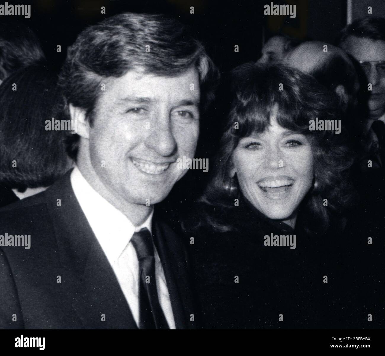 Tom Hayden Jane Fonda 1981, Photo By John Barrett/PHOTOlink Photo via ...