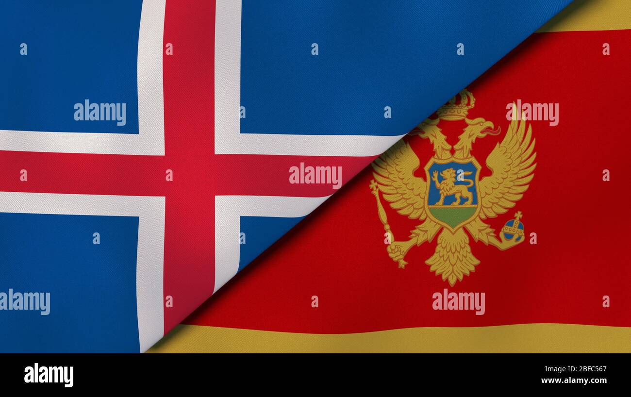 Flags of the nordic countries iceland hi-res stock photography and ...