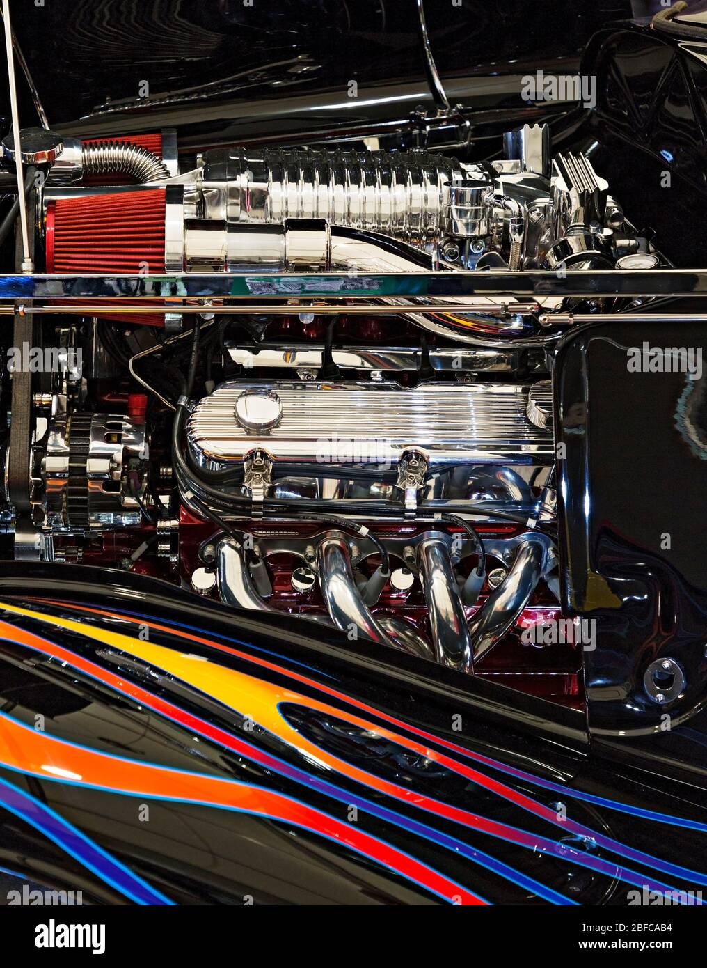 ford modified motor on Modified Custom Ford V8 Engine High Resolution Stock Photography And Images Alamy