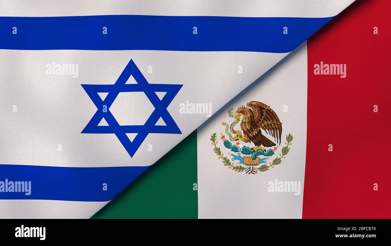 Waving Flag Mexico Israel High Resolution Stock Photography and Images -  Alamy