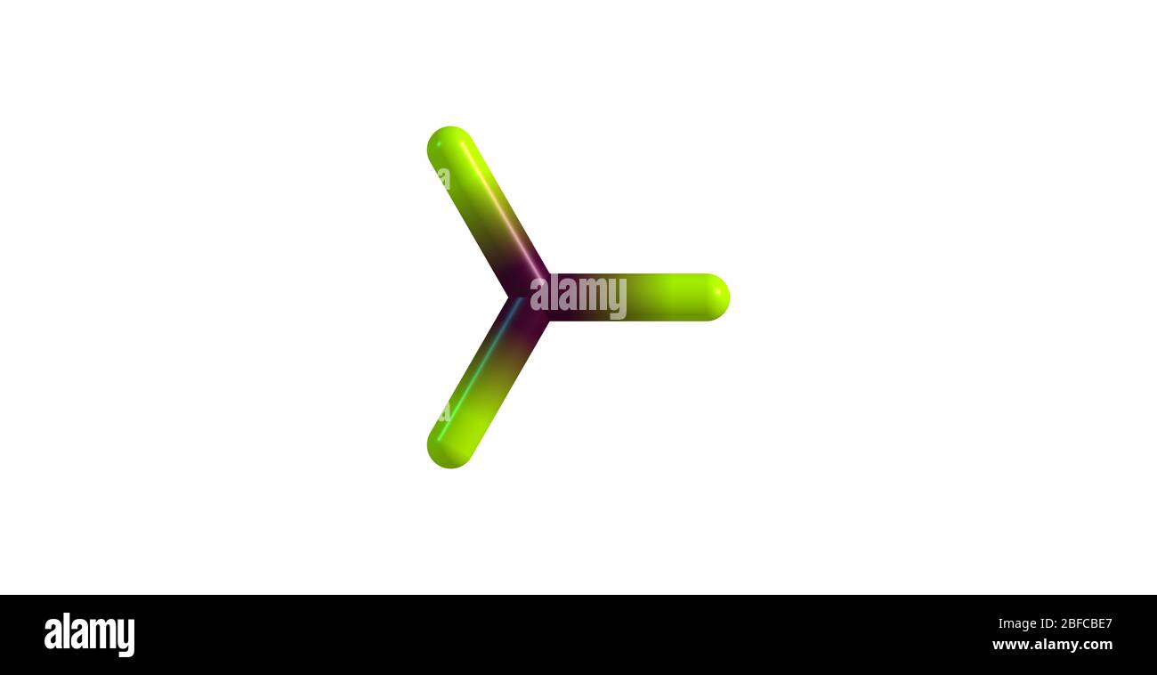 Sulfur trioxide is the chemical compound with the formula SO3. In the gaseous form, this species is a significant pollutant, being the primary agent i Stock Photo