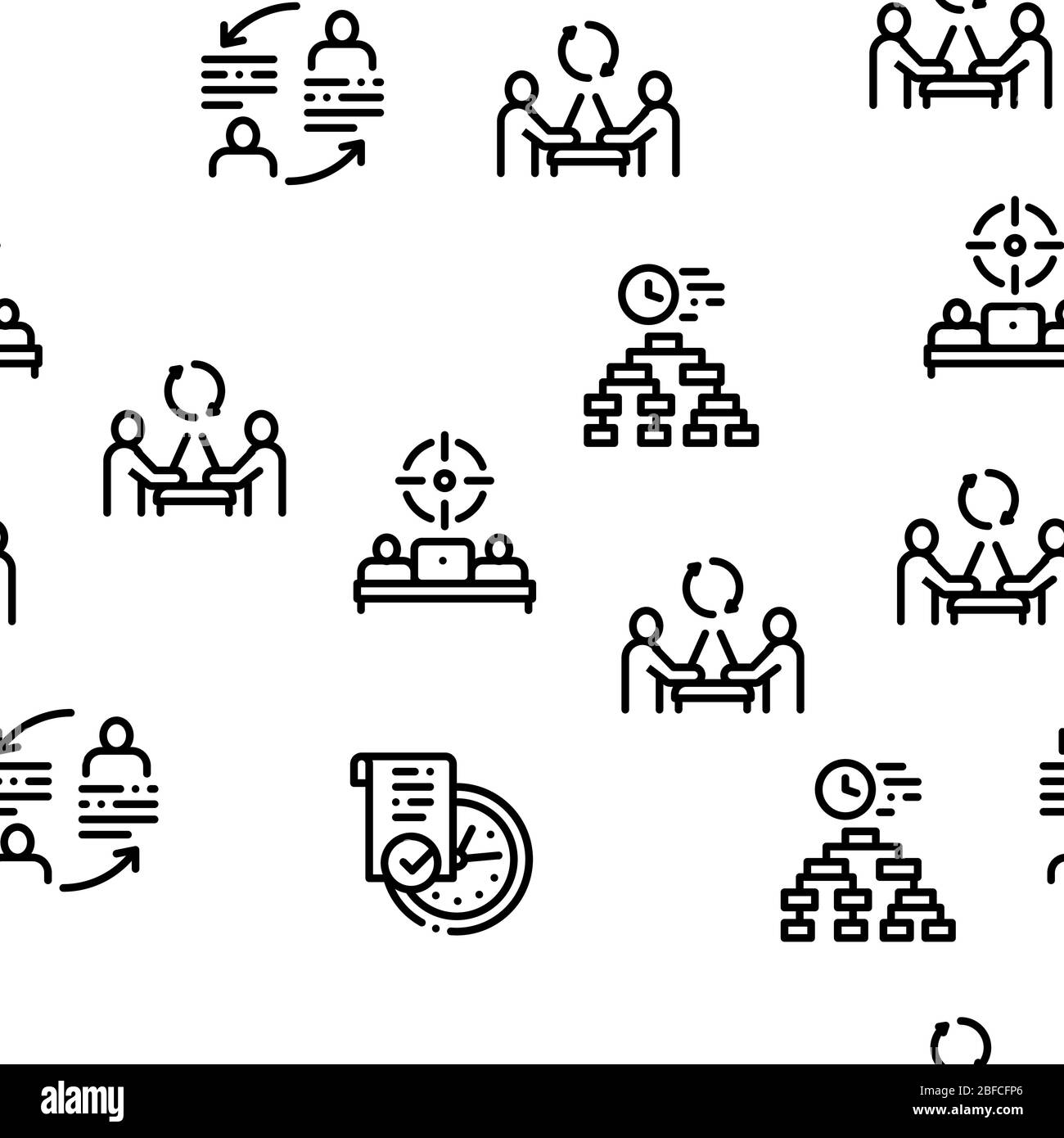 Hackathon Development Seamless Pattern Vector Stock Vector Image & Art ...