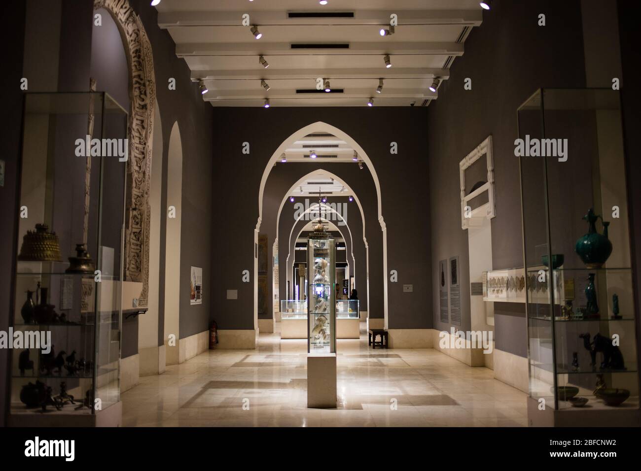 Collections of the Museum of Islamic Arts in Cairo, Egypt. Stock Photo