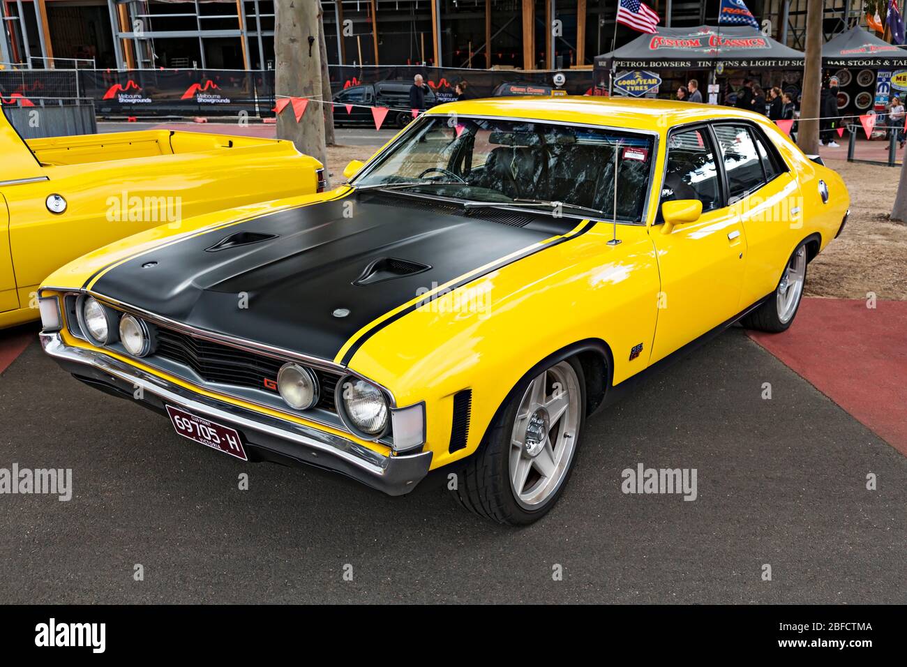 Automobiles /   Australian made 1972 Ford Falcon XA 351 GT displayed at a motor show in Melbourne Victoria Australia. Stock Photo