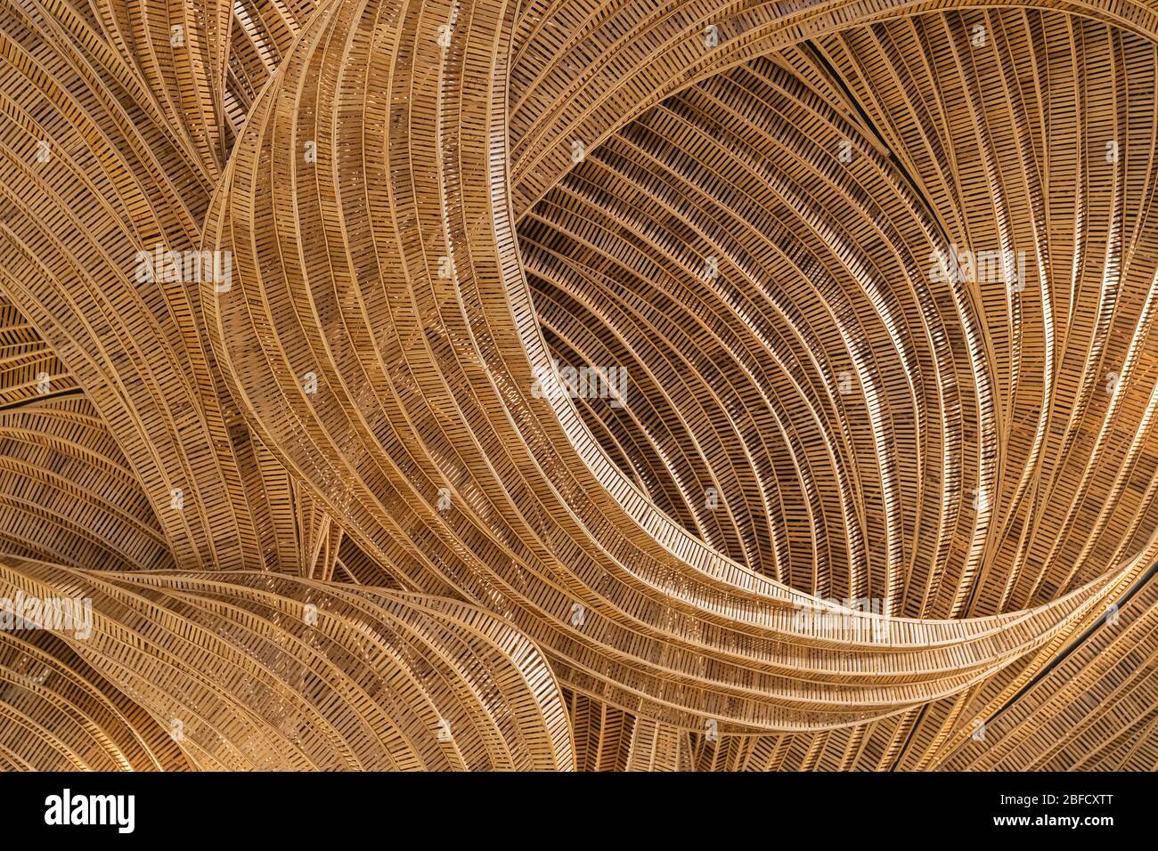Abstract pattern in the form of wooden craft product. Japanese ornament. Background. Stock Photo