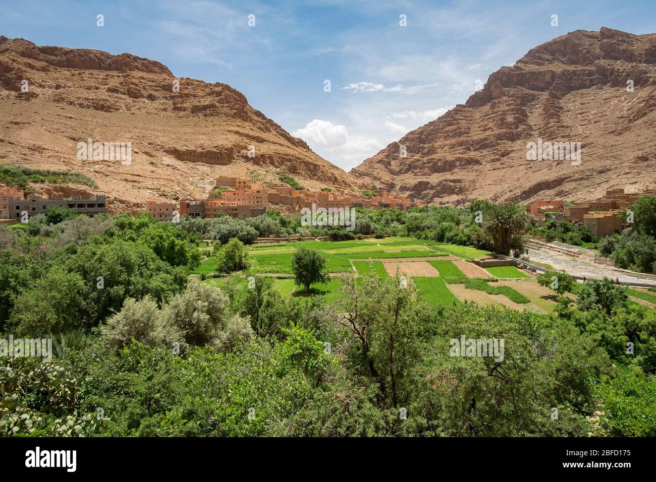 Morocco Landscapes Stock Photo