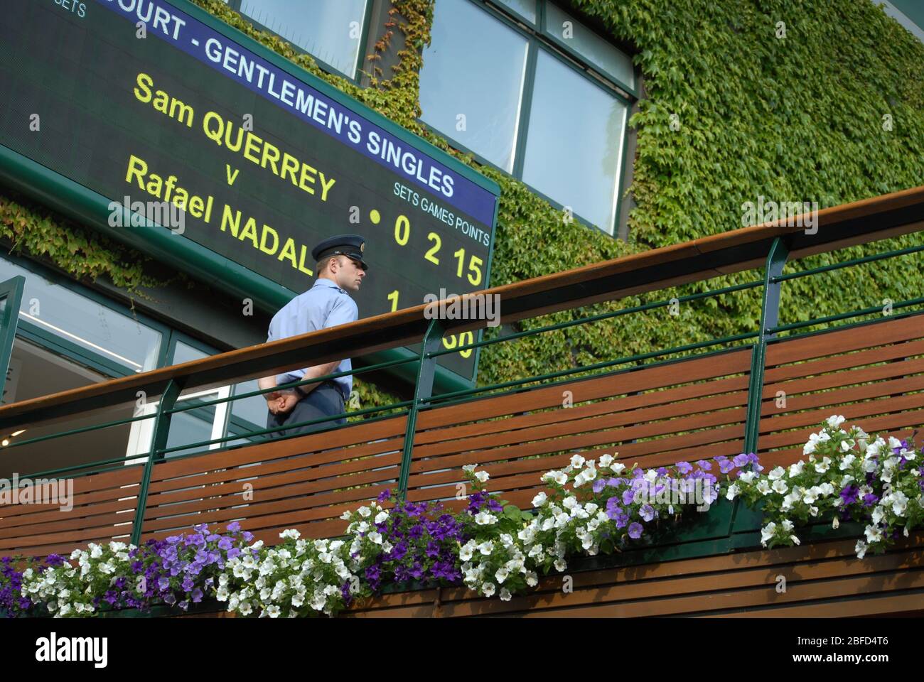 Bridge joining two buildings at the the Wimbledon Championships at the All England Lawn Tennis