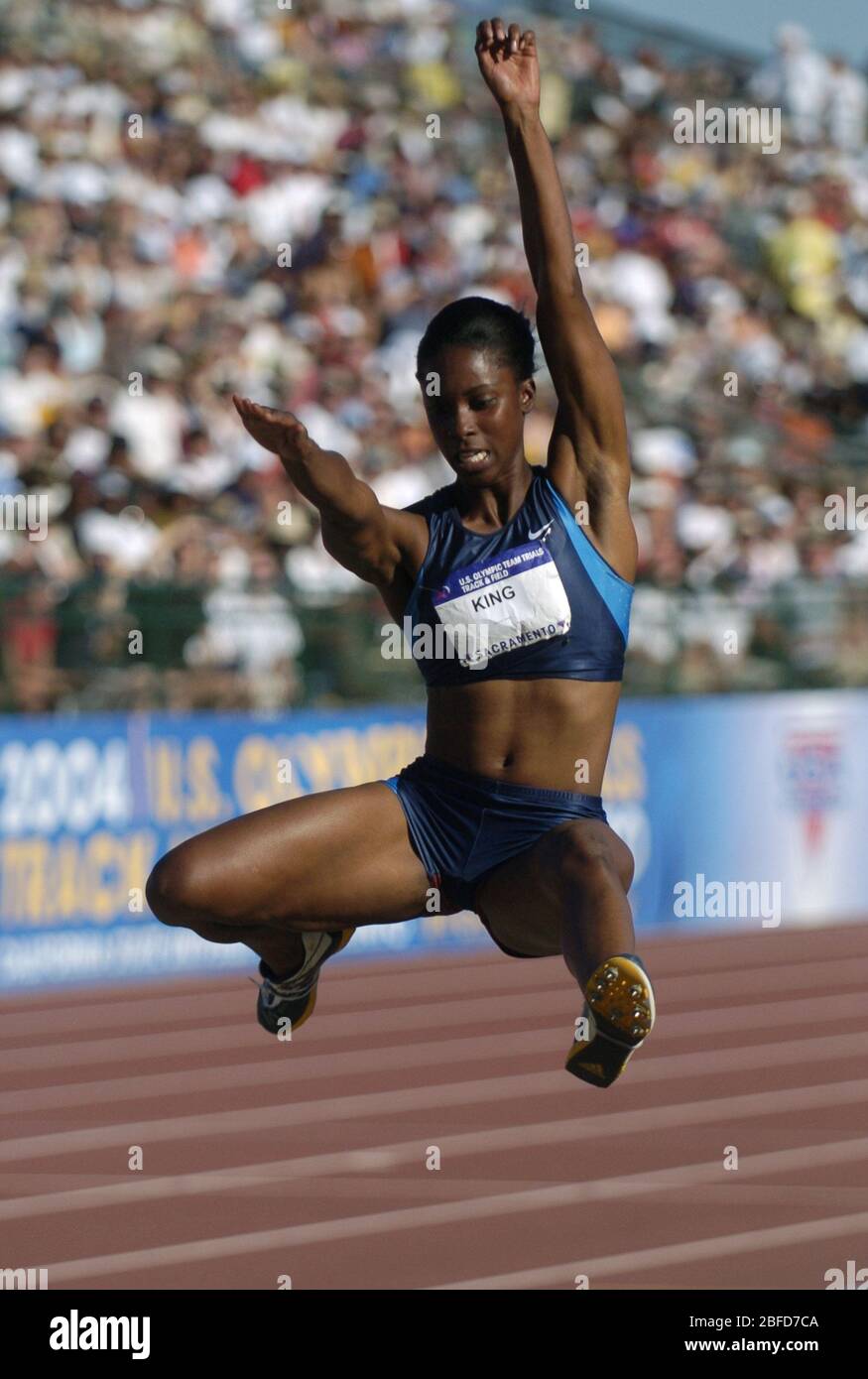 Sacramento, United States. 15th July, 2004. Tameisha King places sixth ...