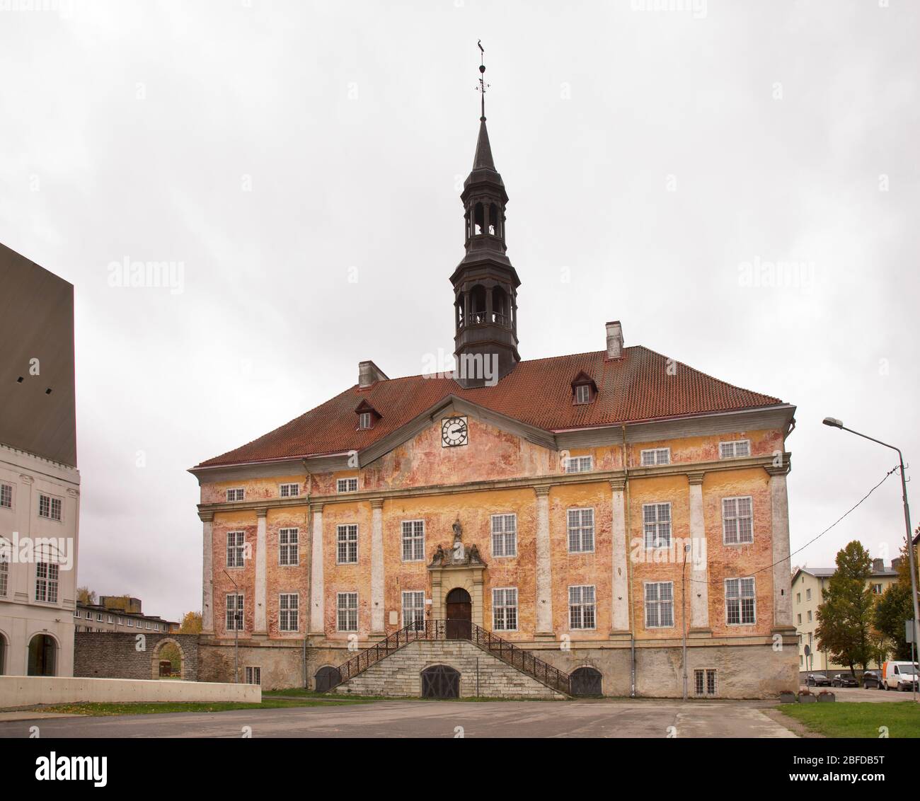 Town Hall in Narva. Estonia Stock Photo