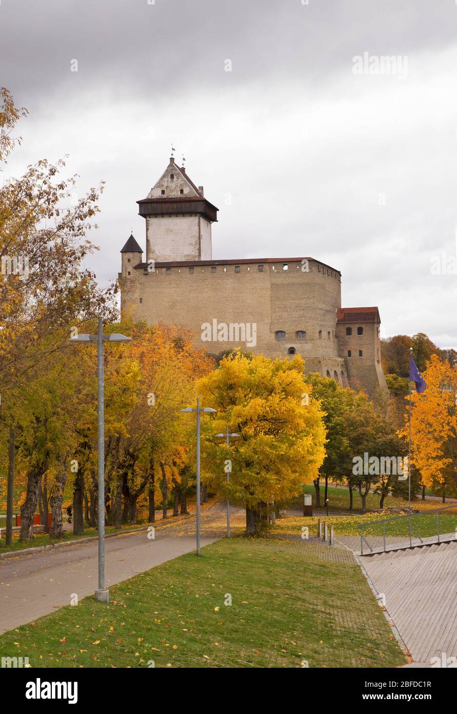 Castle in Narva. Estonia Stock Photo