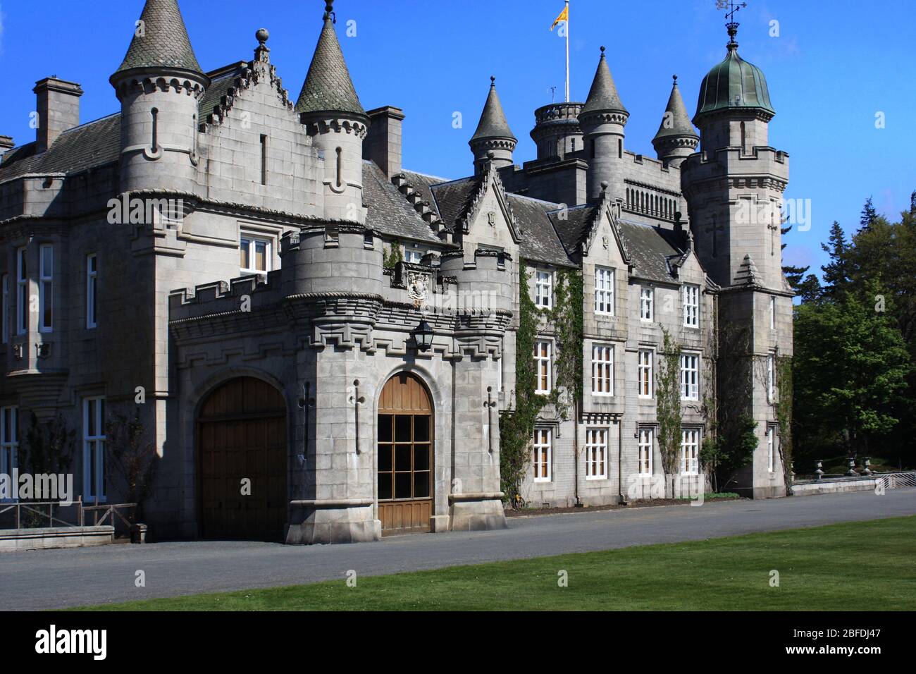Balmoral Castle Scotland UK Stock Photo Alamy
