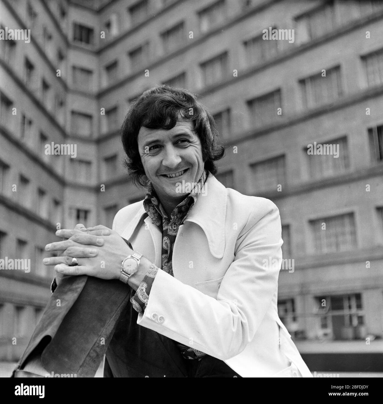 Singer Tony Christie, London, July 1971 Photo by Tony Henshaw Archive Stock Photo