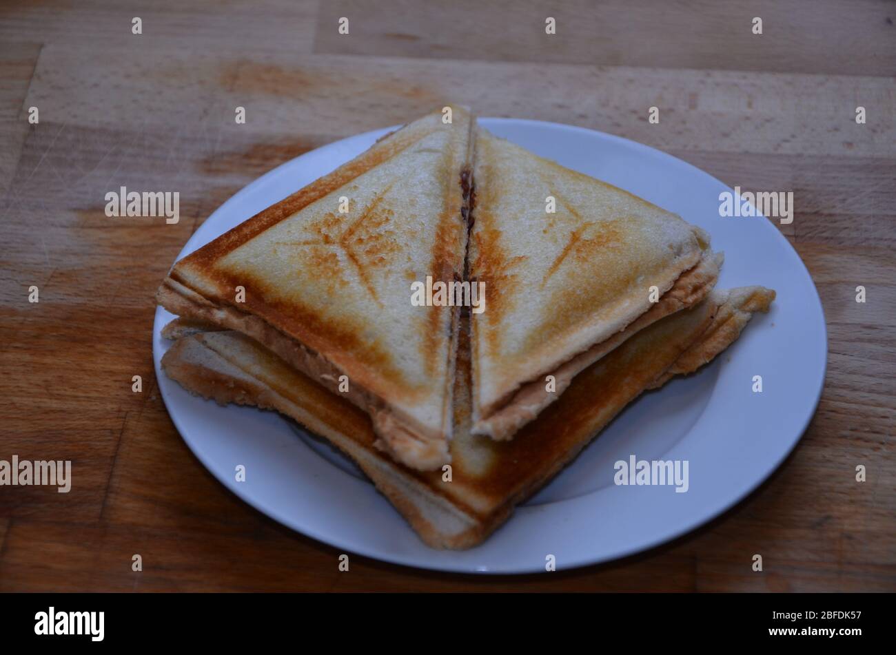 Hot, Hearty Sandwich Stock Photo