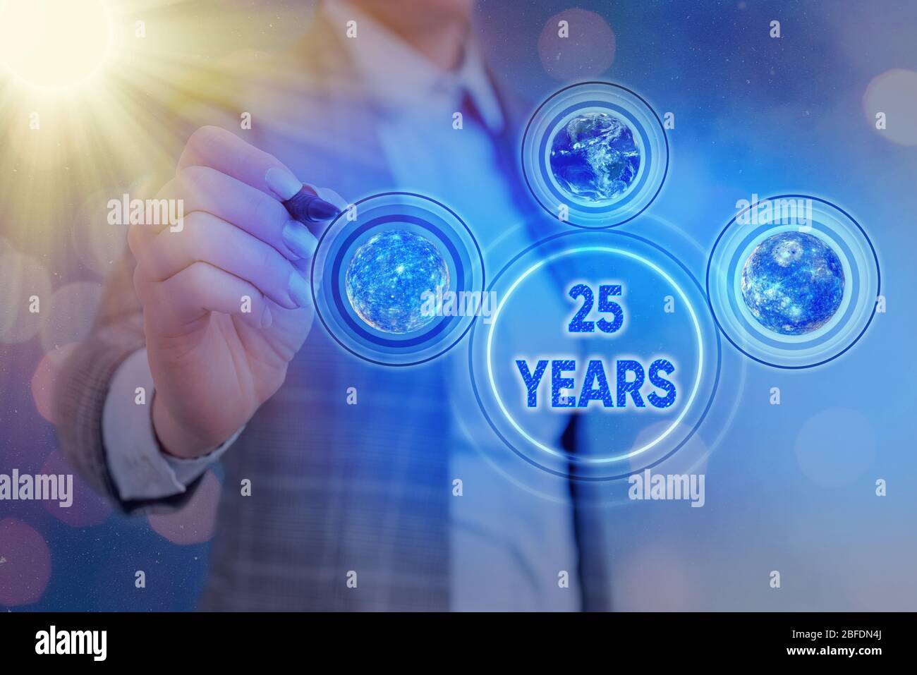 Word Writing Text 25 Years Business Photo Showcasing Remembering Or