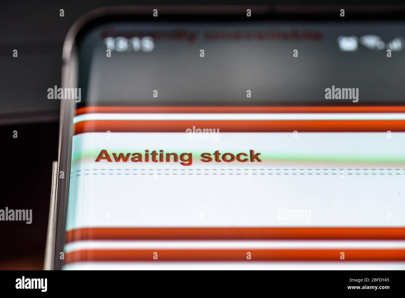 Awaiting delivery hi-res stock photography and images - Alamy