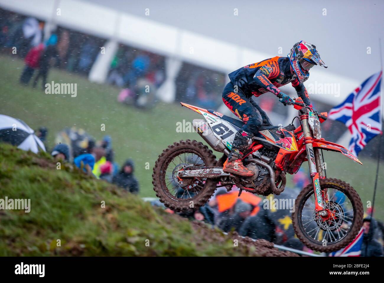 Winchester, Italy. 01st Mar, 2020. jorge prado (spa) ktm factory racing during MXGP of Great Britain, Motocross in winchester, Italy, March 01 2020 Credit: Independent Photo Agency/Alamy Live News Stock Photo