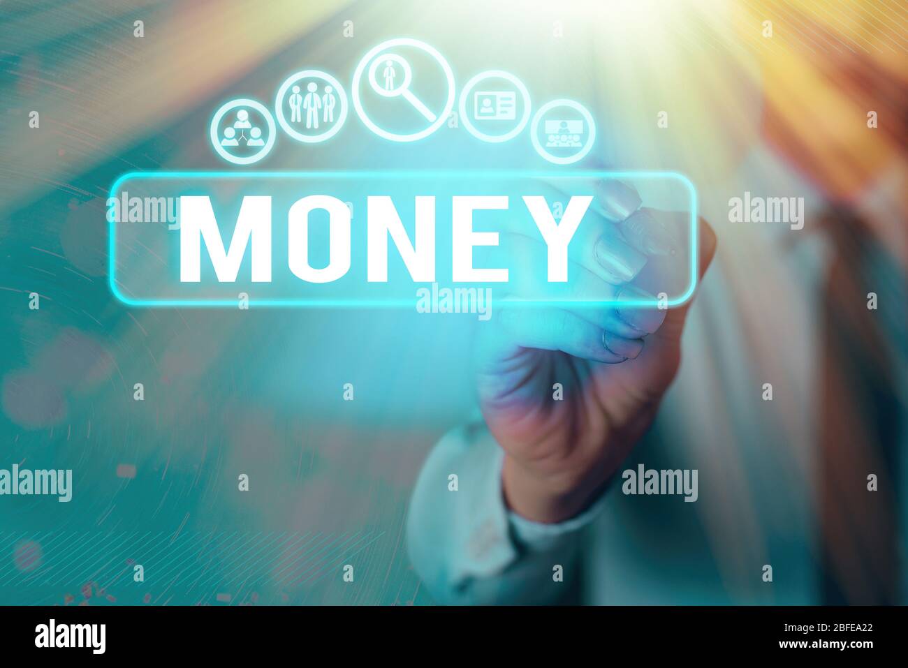 Note Business Money Writing note showing Money. Business concept for a current medium of ...