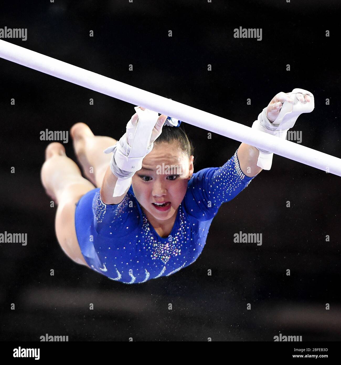 kara eaker (usa) at parallel bars during Artistic Gymnastics World