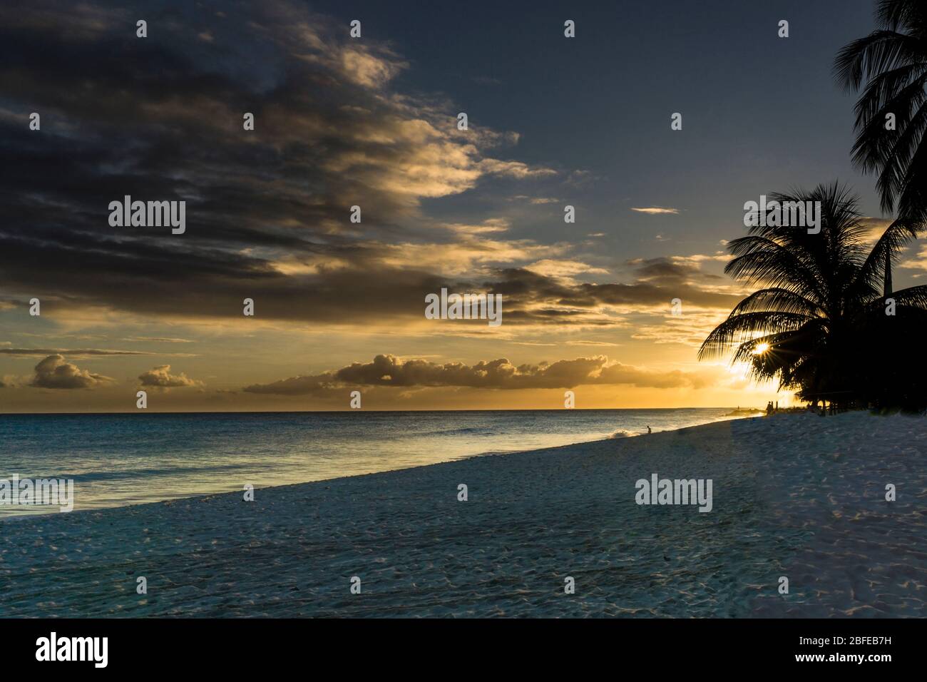 Sunset at Dover Beach, St. Lawrence Gap, South Coast, Barbados