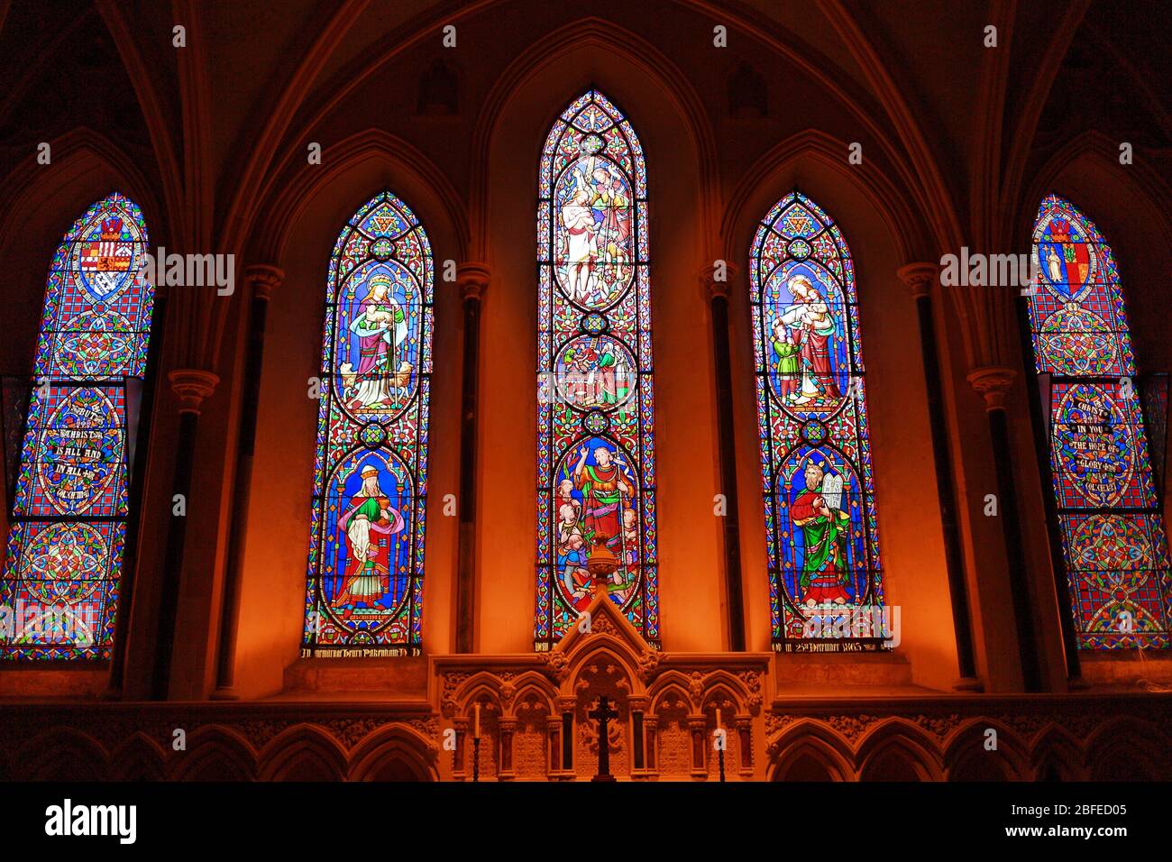 Interior of saint patrick old cathedral hires stock photography and