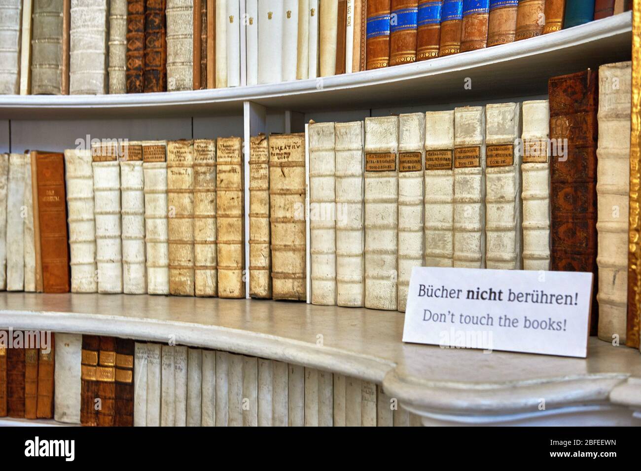 Absolutely unique library in Admont abbey, Austria Stock Photo