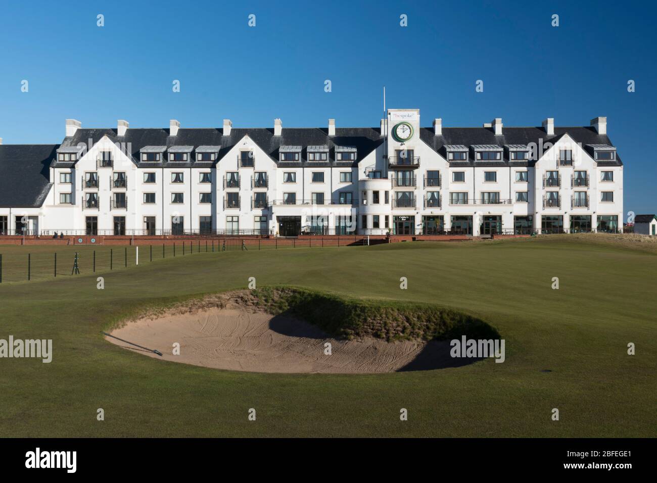 Carnoustie Golf Clubhouse Stock Photo Alamy