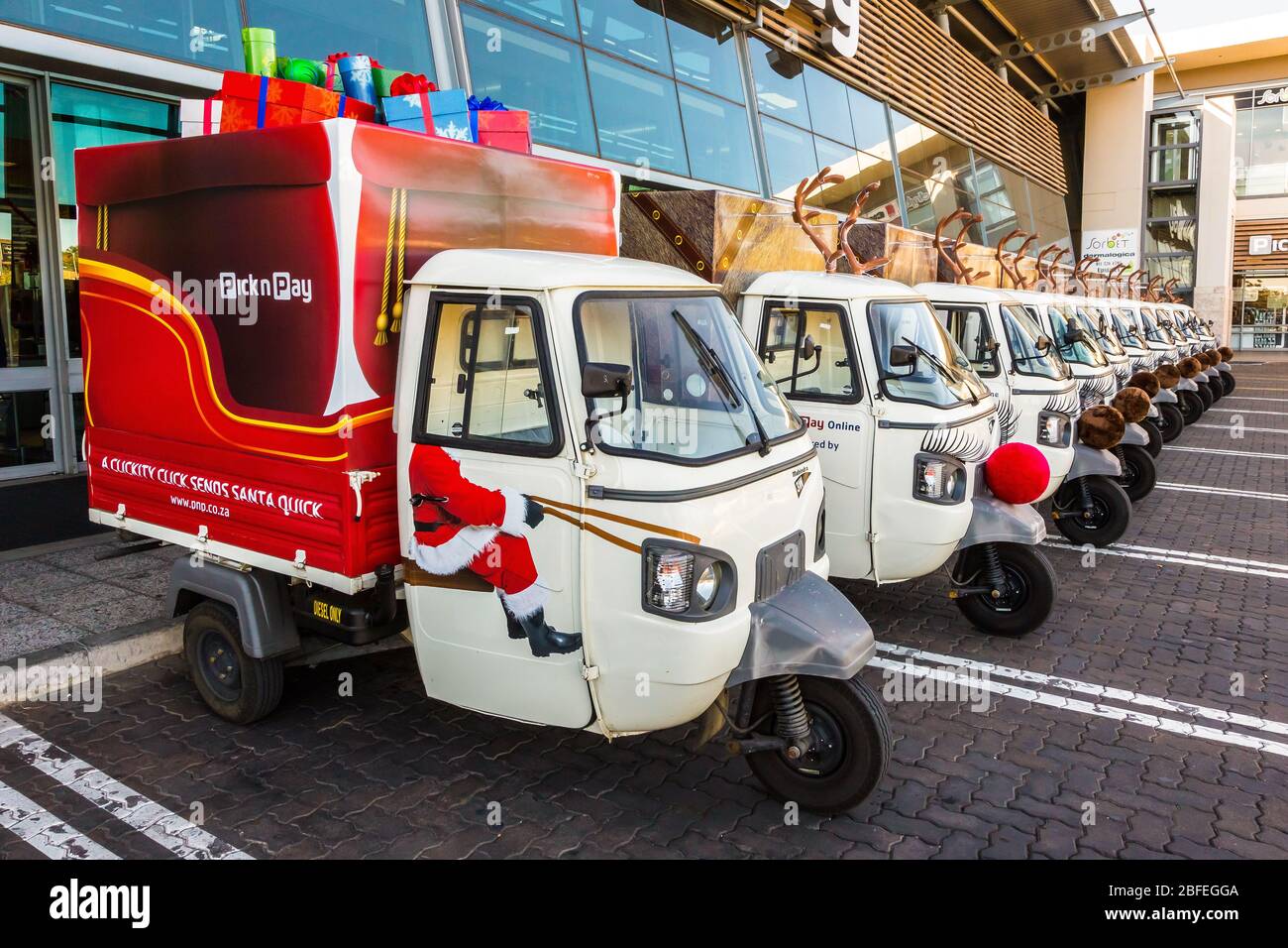 Johannesburg, South Africa October 19, 2014 Small TukTuk Grocery