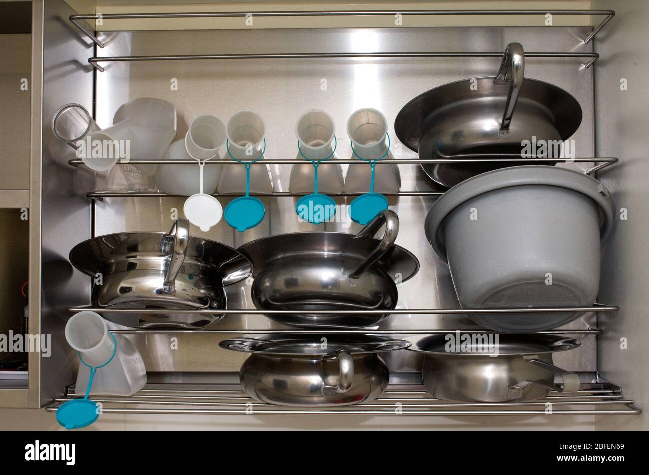 Various bedpans used for patient toileting Stock Photo Alamy