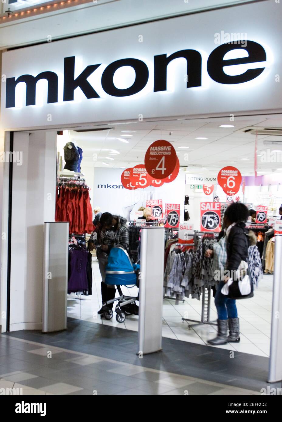A MK One clothing retailer outlet in 