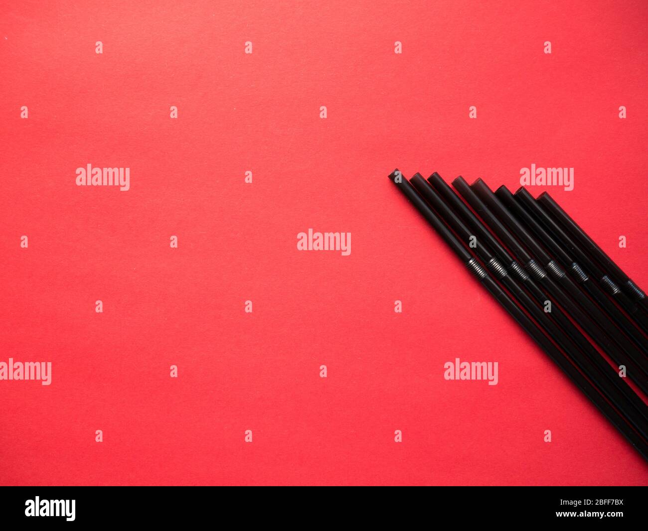 Black plastic straws hires stock photography and images Alamy