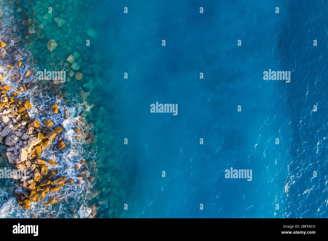 Aerial view sea surface school hi-res stock photography and images - Alamy