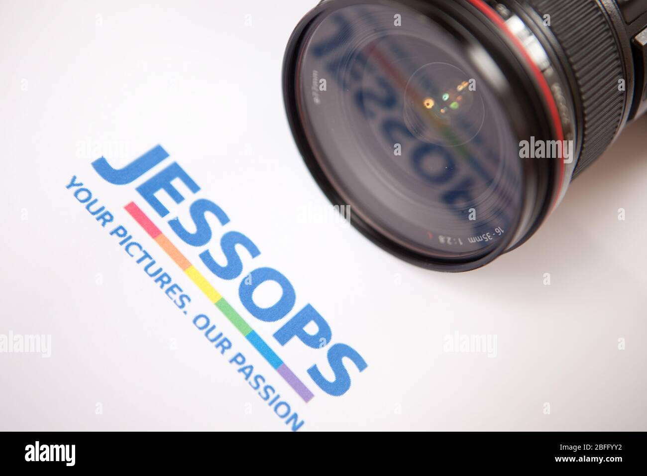 Figurative image of the Jessops brand. Stock Photo