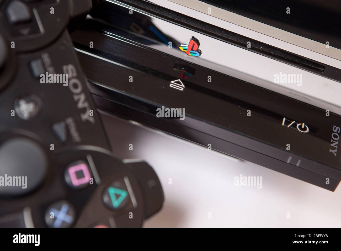 Illustrative image of the Sony Playstation 3. Stock Photo
