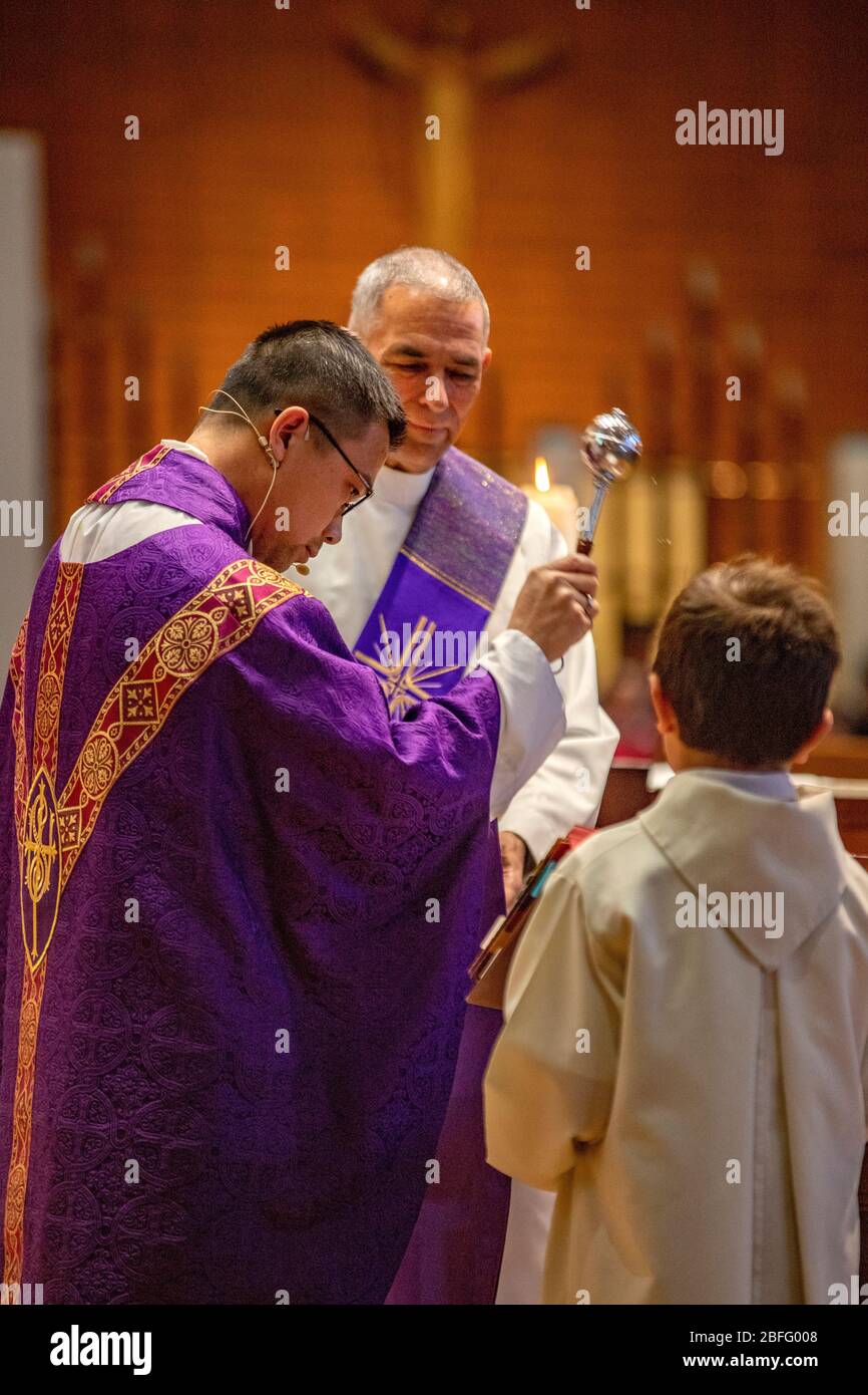 Aspergillum holy water sprinkler hi-res stock photography and images