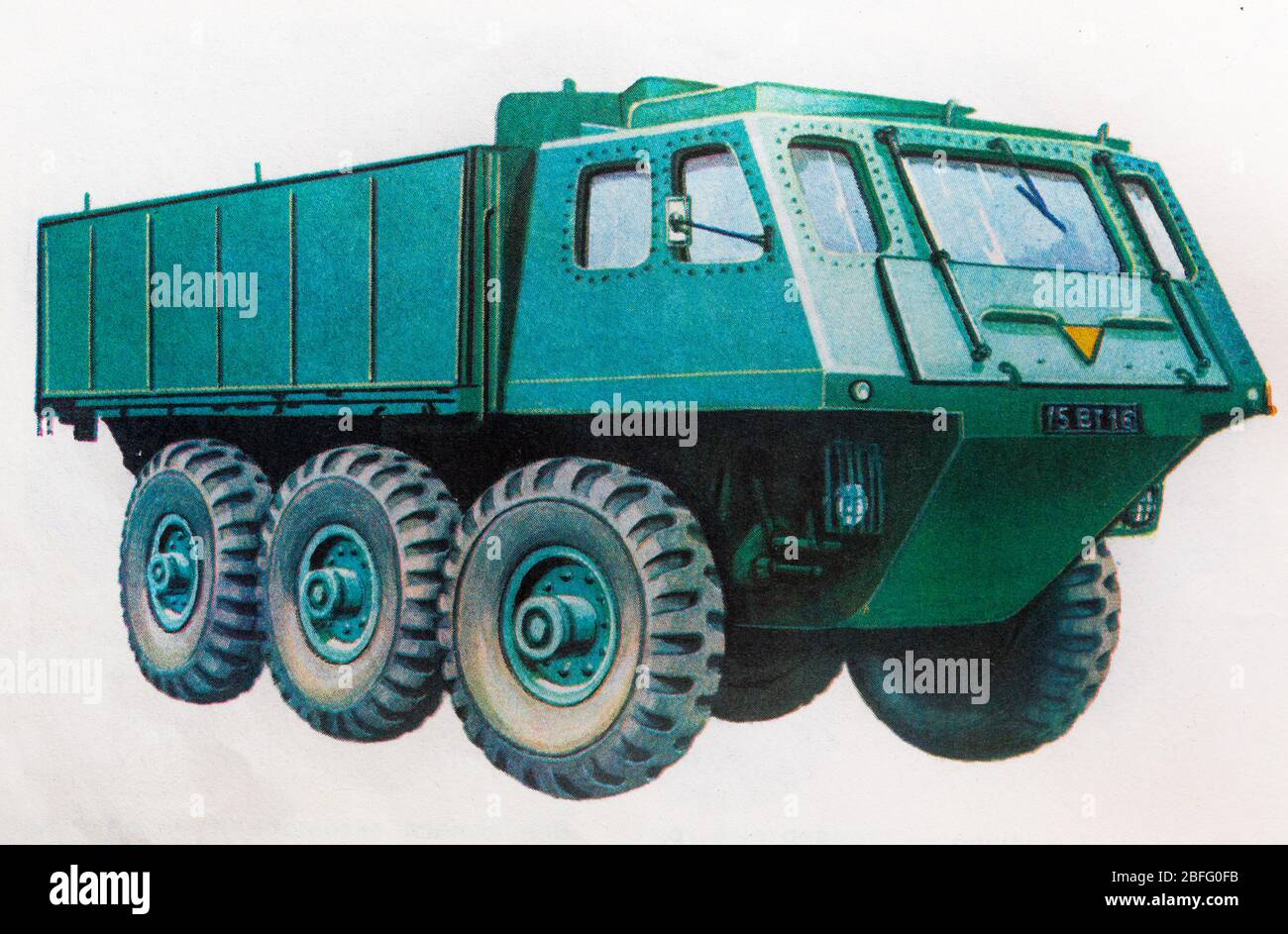 Alvis Stalwart, FV 622, Stolly, amphibious military truck, 1966, Great Britain Stock Photo