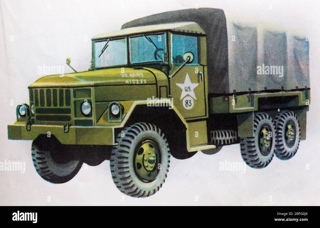 REO M35 truck, 1950, USA Stock Photo