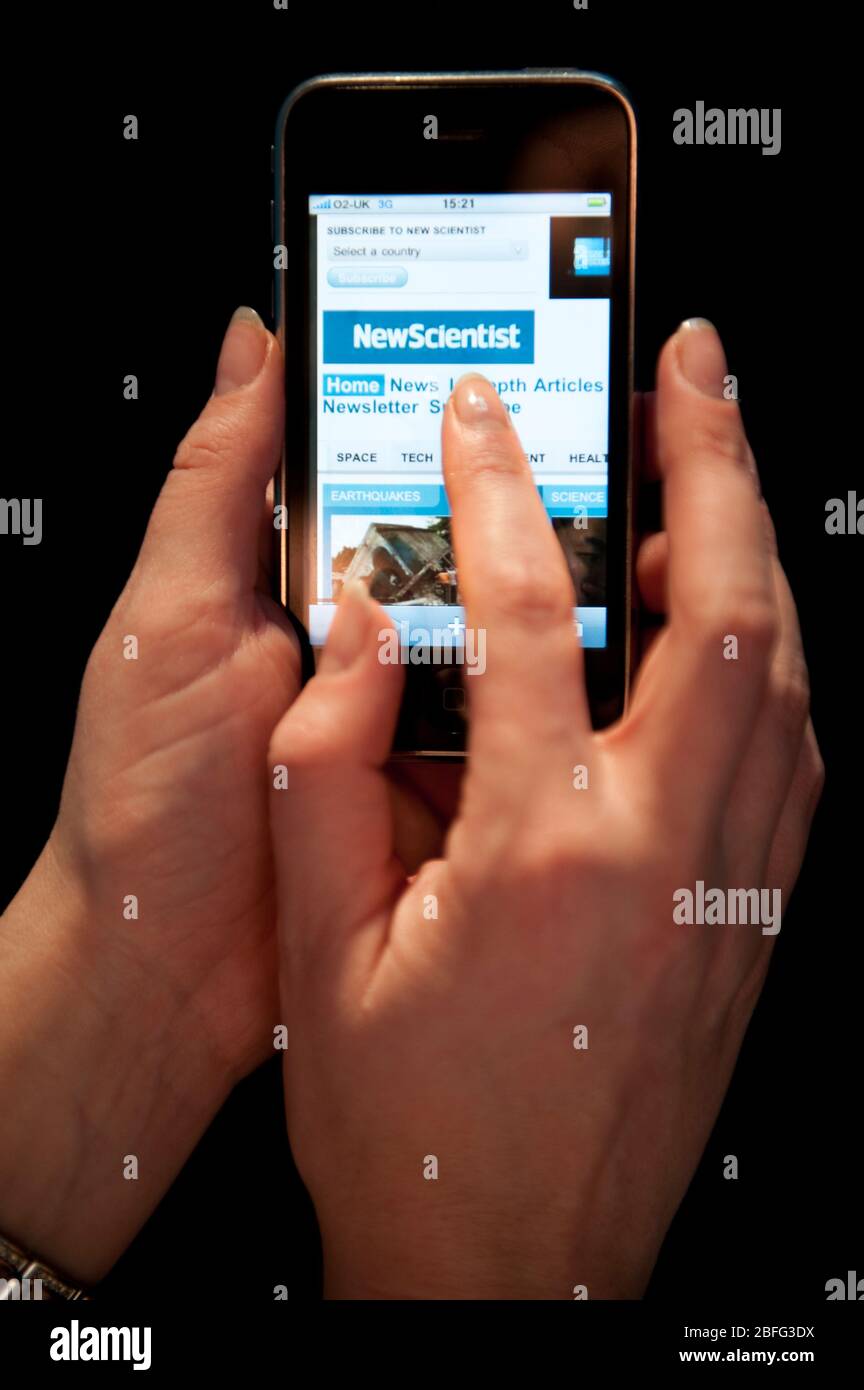 New Scientist website, is the world’s leading current affairs weekly, covering scientific and technological advances. Stock Photo