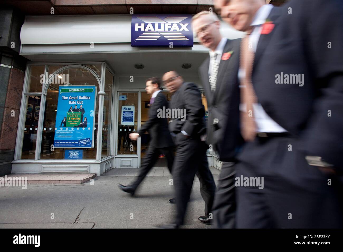Exterior of a Halifax branch Stock Photo Alamy