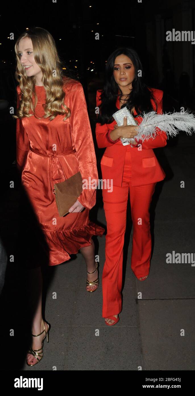Poppy Lee Friar and Amy-Leigh Hickman THE RTS AWARDS AT THE GROSVENOR