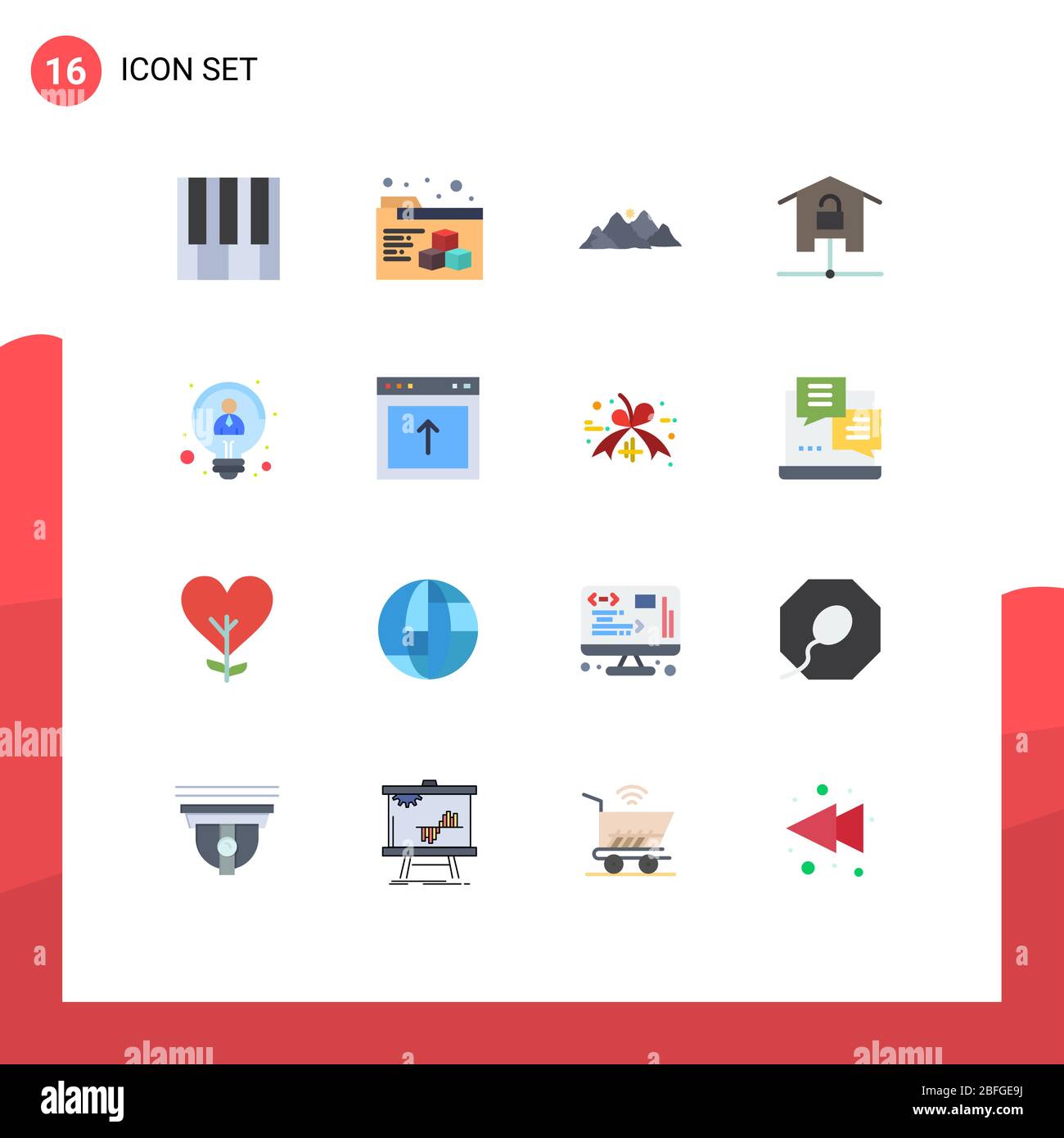 Stock Vector Icon Pack Of 16 Line Signs And Symbols For Creative Smart Home Landscape Kit Devices Editable Pack Of Creative Vector Design Elements Stock Vector Image Art Alamy