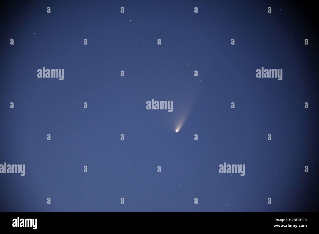 Comet C/2011 L4 (PANSTARRS) Stock Photo
