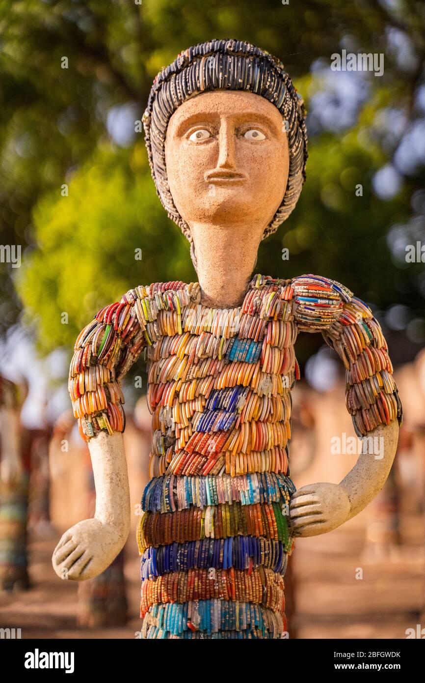 The Rock Garden of Chandigarh is a sculpture garden in Chandigarh